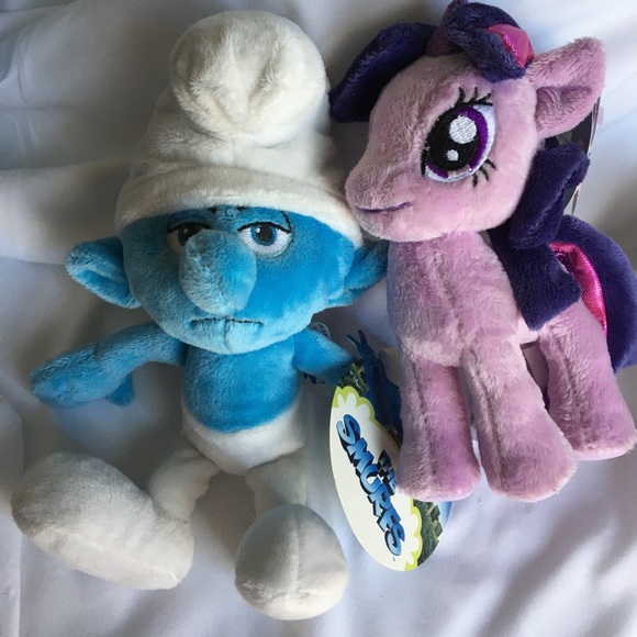 2/$20 My Little Pony And Grouchy Smurf Plushies Retro Collectibles - Picture 3 of 5